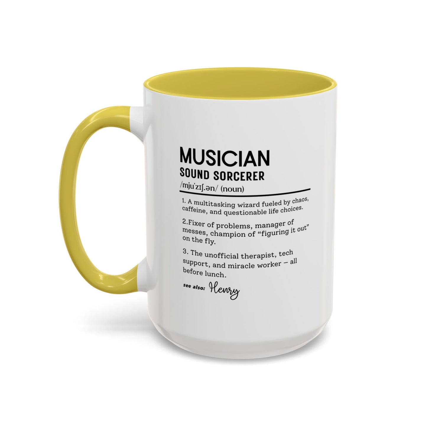 Colorful Musician Mug, Funny Music Lover Gift, Personalized Coffee Cup, Sarcastic Definition Cup, Music Teacher Gift, Colorful Mugs (11oz,