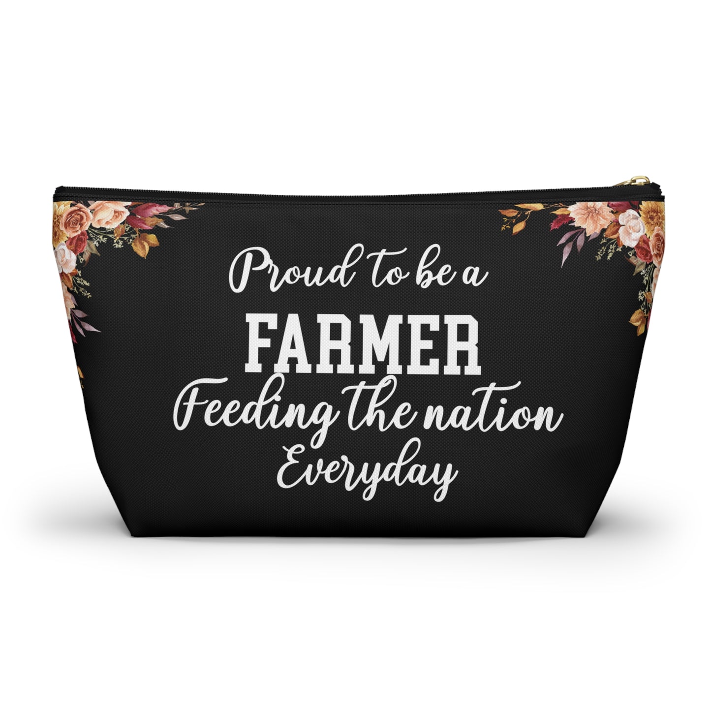 Farmer Essentials Pouch Gift For Farmers Farm Life Organizer Bag Rustic Travel Pouch Agriculture Lover Gift Cute Everyday Carry Zipper Case