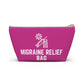 Personalized Migraine Relief Bag Pouch for Pain Management Essentials Travel Organizer for Migraine Medication and Comfort Supplies