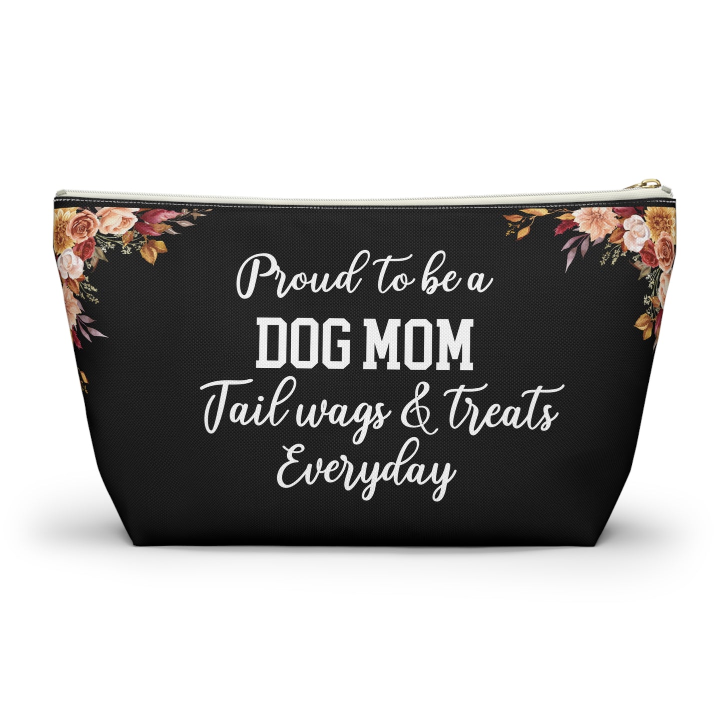 Dog Mom Essentials Pouch Gift For Dog Lovers Pet Treat Bag Organizer Cute Makeup Travel Case For Dog Mama Everyday Carry Dog Walker Gift