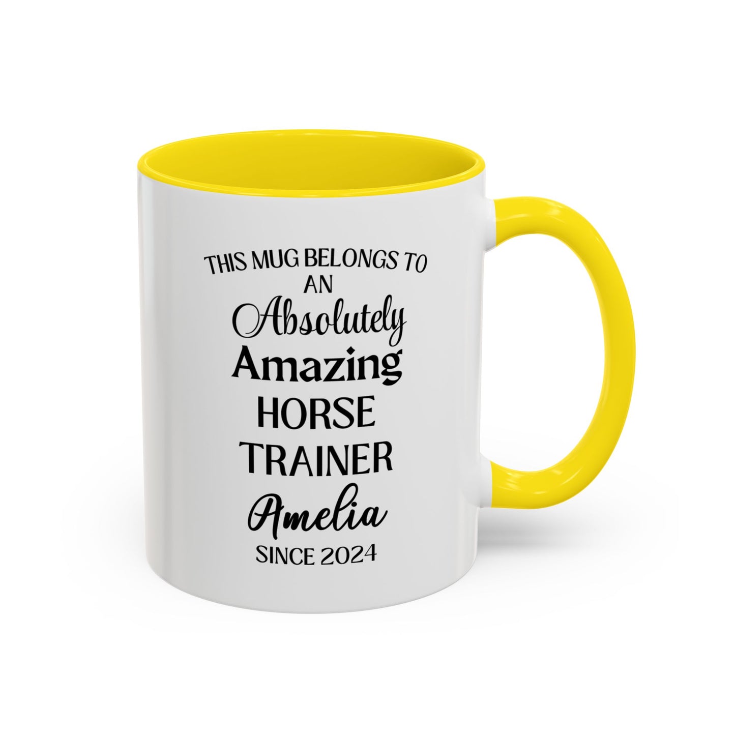 Custom Horse Trainer Mug, Funny Equestrian Mug, Personalized Horse Riding Coach Cup, Stable Mentor Gift