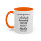 Custom Travel Agent Mug, Funny Globe Trotter Gift, Personalized Vacation Planner Cup, Jet Setter Coffee Mug