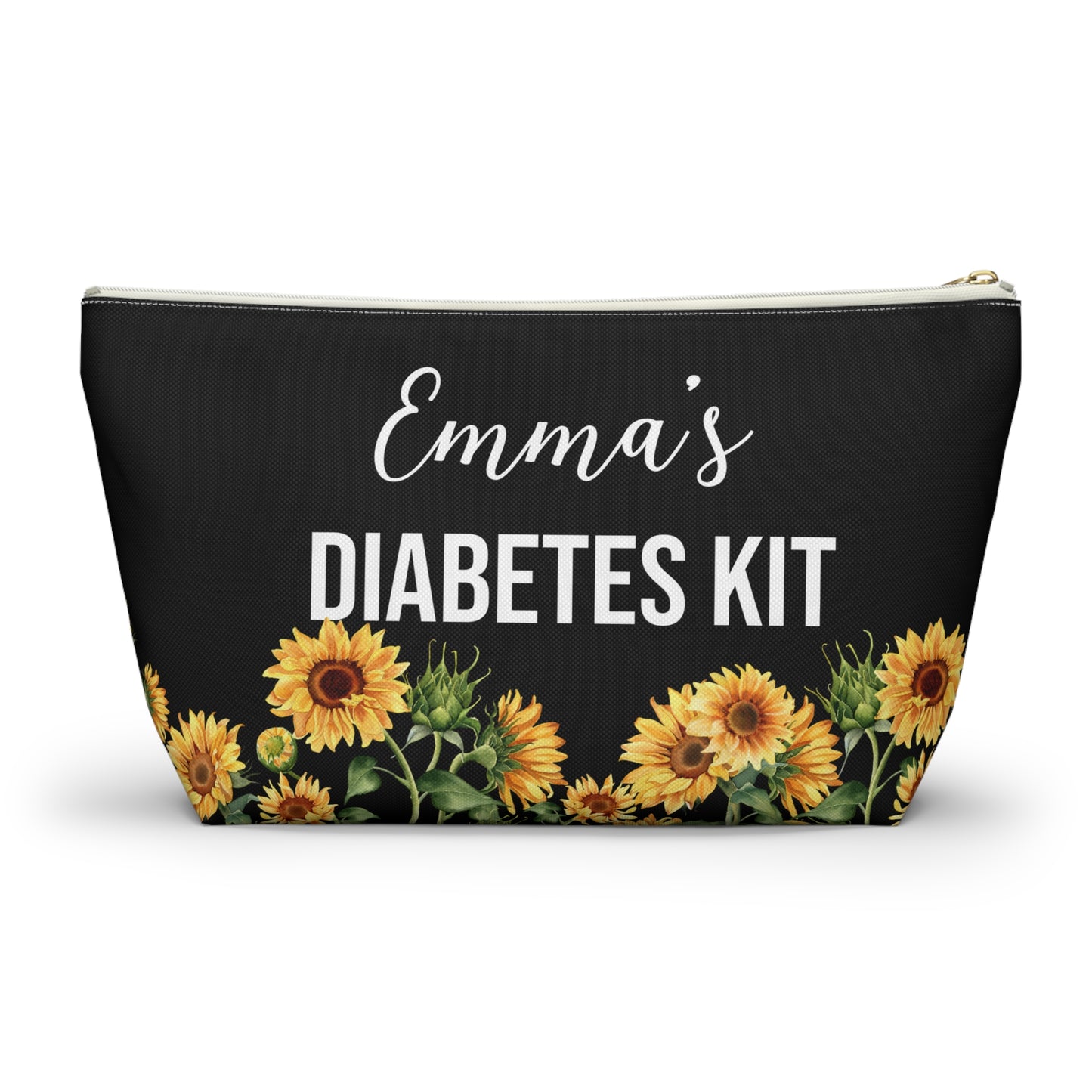 Diabetes Kit Pouch for Insulin Glucose Tabs and Supplies Personalized Medical Bag for Daily Use Travel or Emergency Diabetes Essentials