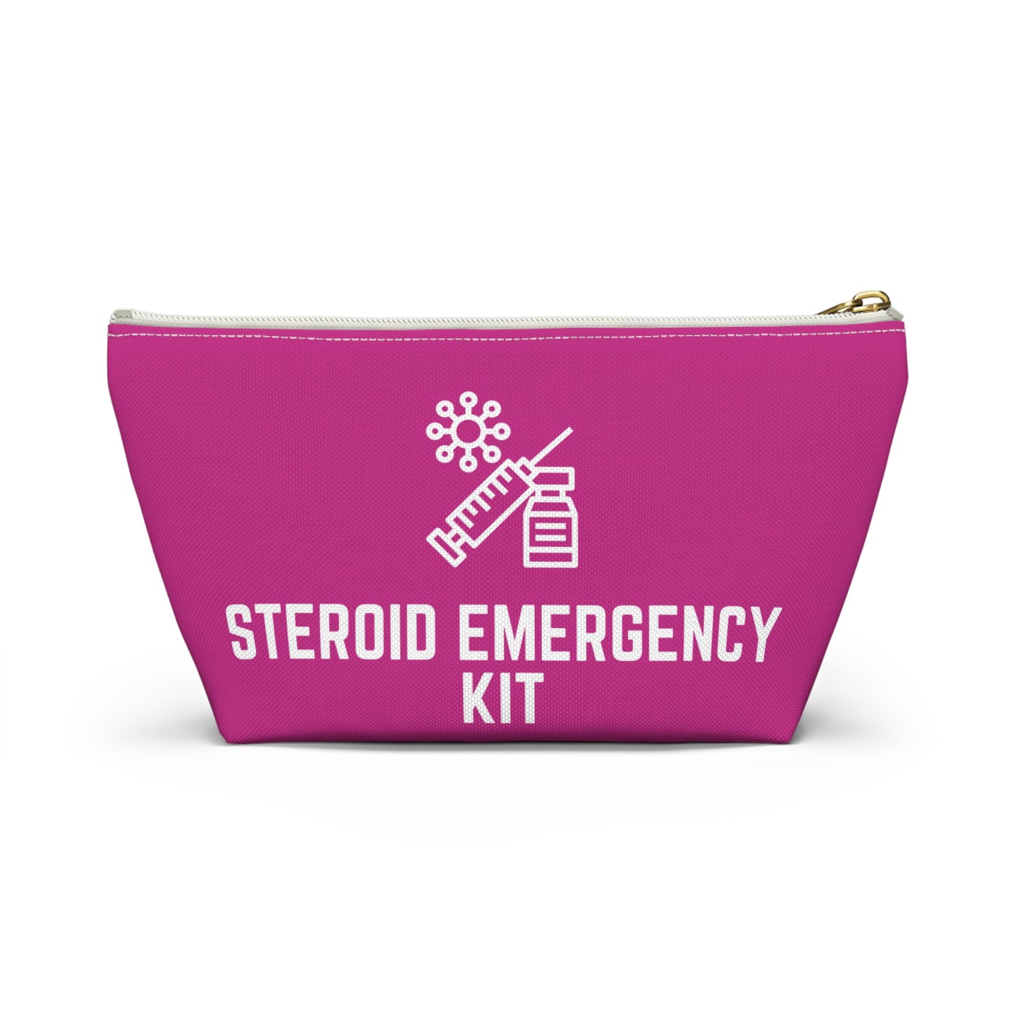 Personalized Steroid Emergency Kit Pouch for Medication Storage Travel Organizer for Quick Access to Steroid Meds and Essentials
