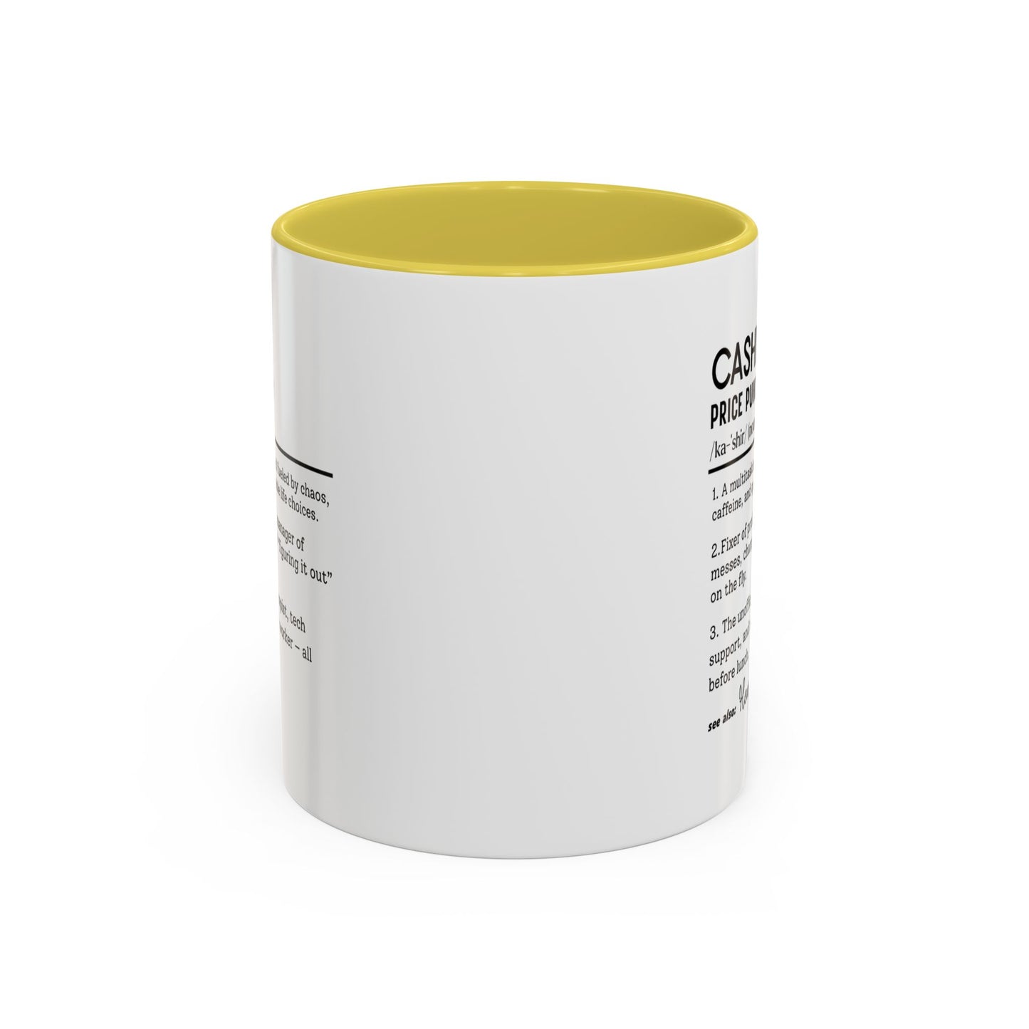Funny Cashier Mug, Price Puncher Gift, Store Clerk Coffee Cup, Personalized Retail Worker Mug, Colorful Mugs (11oz, 15oz)