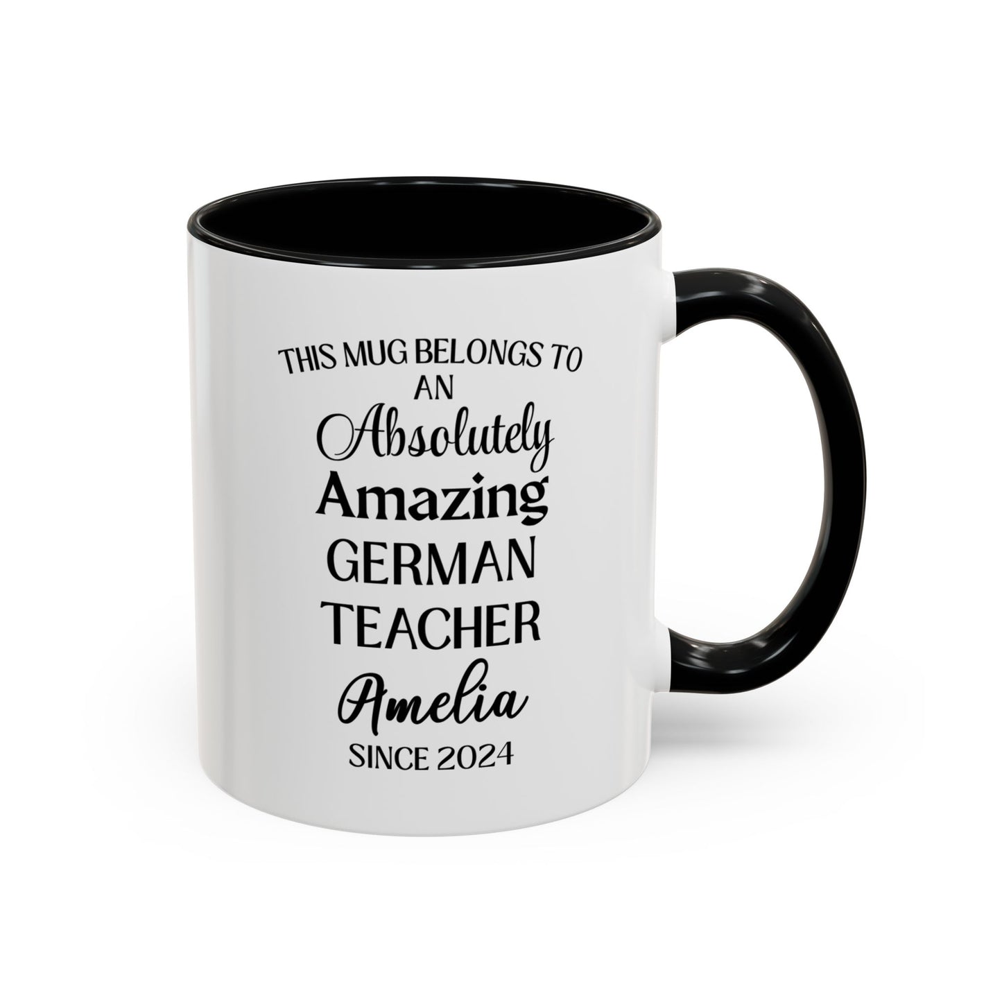 Custom German Teacher Mug, Funny Language Teacher Gift, Personalized German Mug, Danke Schön Cup, Classroom Gift