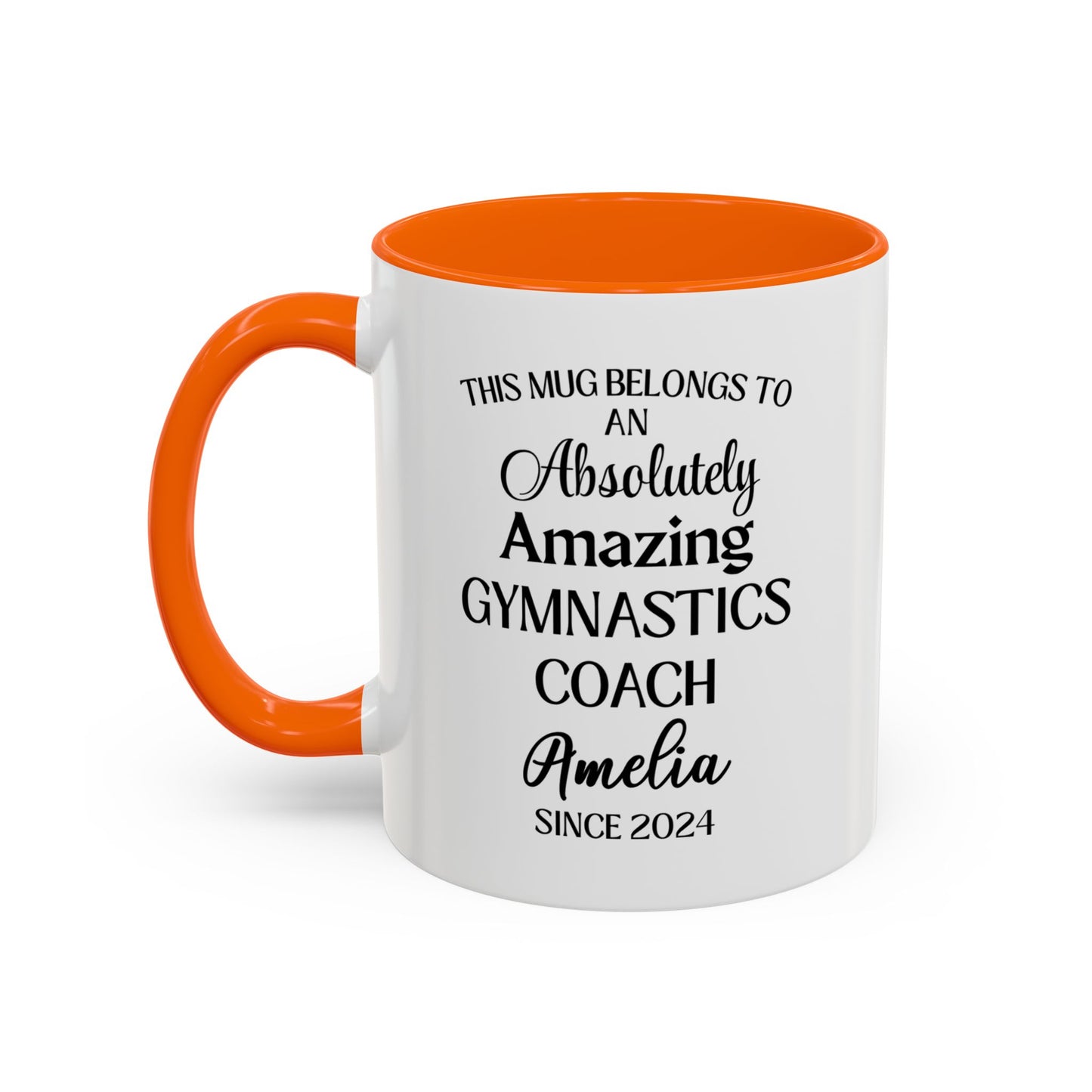 Custom Gymnastics Coach Mug, Funny Gym Coach Gift, Personalized Athlete Trainer Mug, Best Mentor Cup