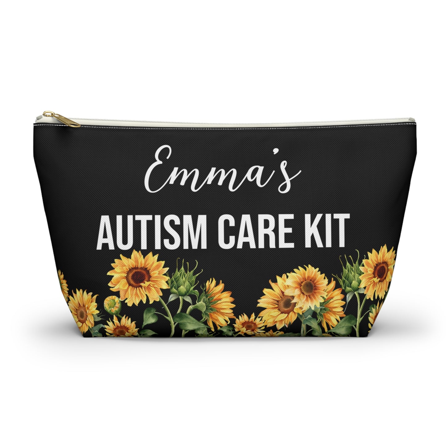 Personalized Autism Care Kit for Sensory Tools and Daily Support Essentials Portable Travel Pouch for Kids or Adults with Autism Needs