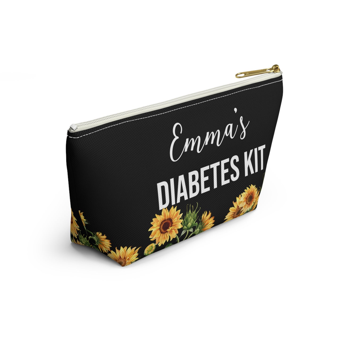 Diabetes Kit Pouch for Insulin Glucose Tabs and Supplies Personalized Medical Bag for Daily Use Travel or Emergency Diabetes Essentials