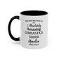Custom Gymnastics Coach Mug, Funny Gym Coach Gift, Personalized Athlete Trainer Mug, Best Mentor Cup