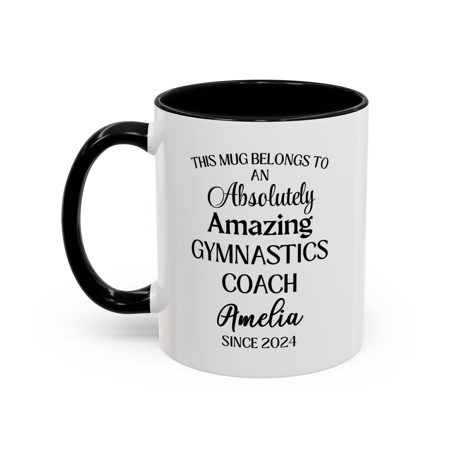 Custom Gymnastics Coach Mug, Funny Gym Coach Gift, Personalized Athlete Trainer Mug, Best Mentor Cup