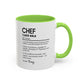 Funny Chef Mug, Custom Culinary Gift, Personalized Cooking Mug, Kitchen Humor Cup, Foodie Definition Mug, Colorful Mugs (11oz, 15oz)