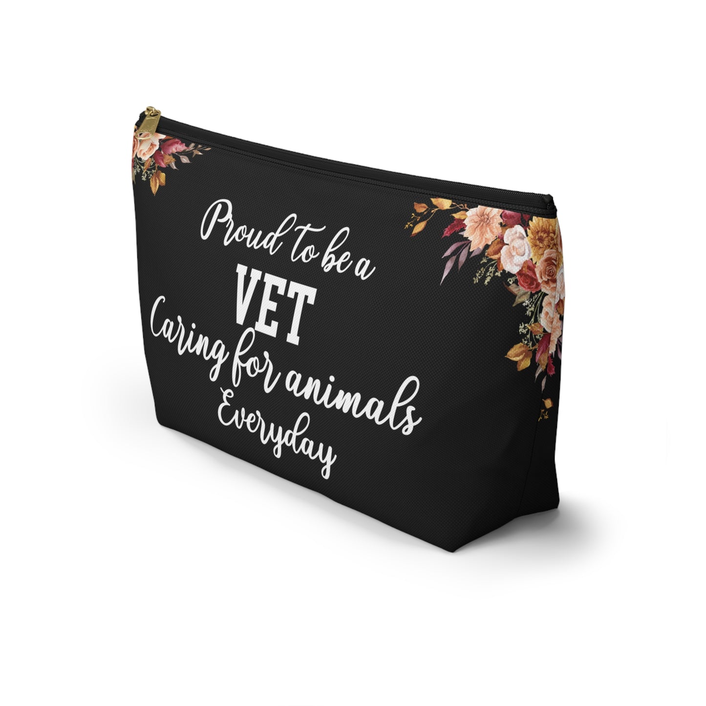 Vet Essentials Pouch Animal Care Organizer Zipper Bag for Veterinarians Medical Supplies Storage Portable and Durable Gift for Vets