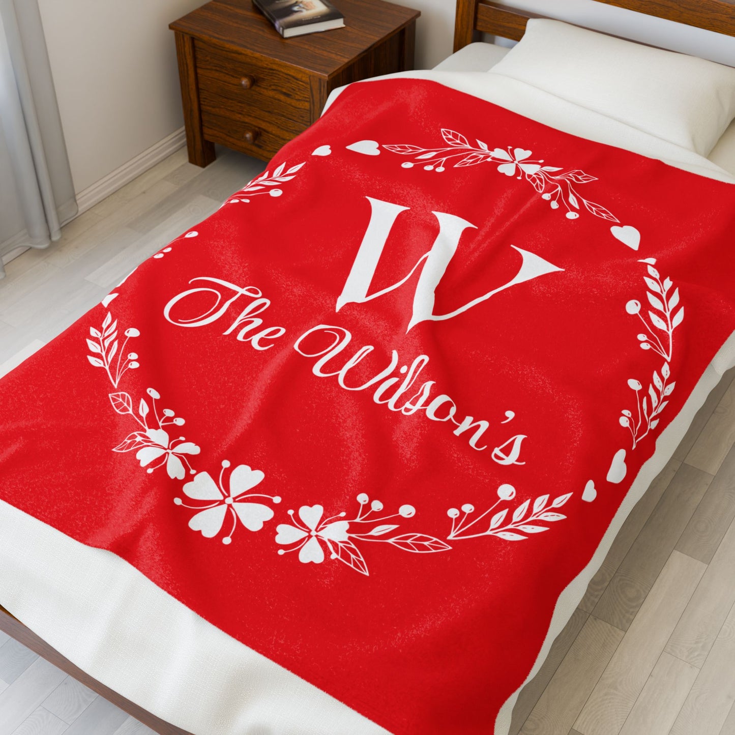 Custom Family Name Blanket, Last Name Blanket, Initials Blanket, Wedding Gift, Anniversary Gift, Housewarming Gift, Gift for Family