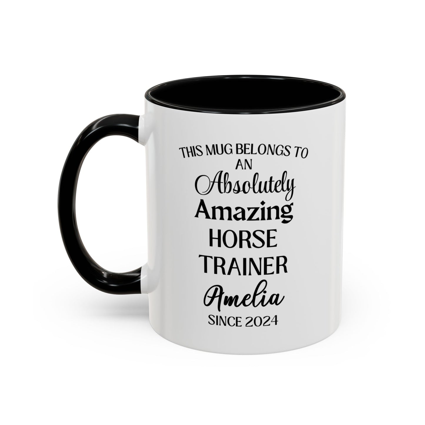 Custom Horse Trainer Mug, Funny Equestrian Mug, Personalized Horse Riding Coach Cup, Stable Mentor Gift