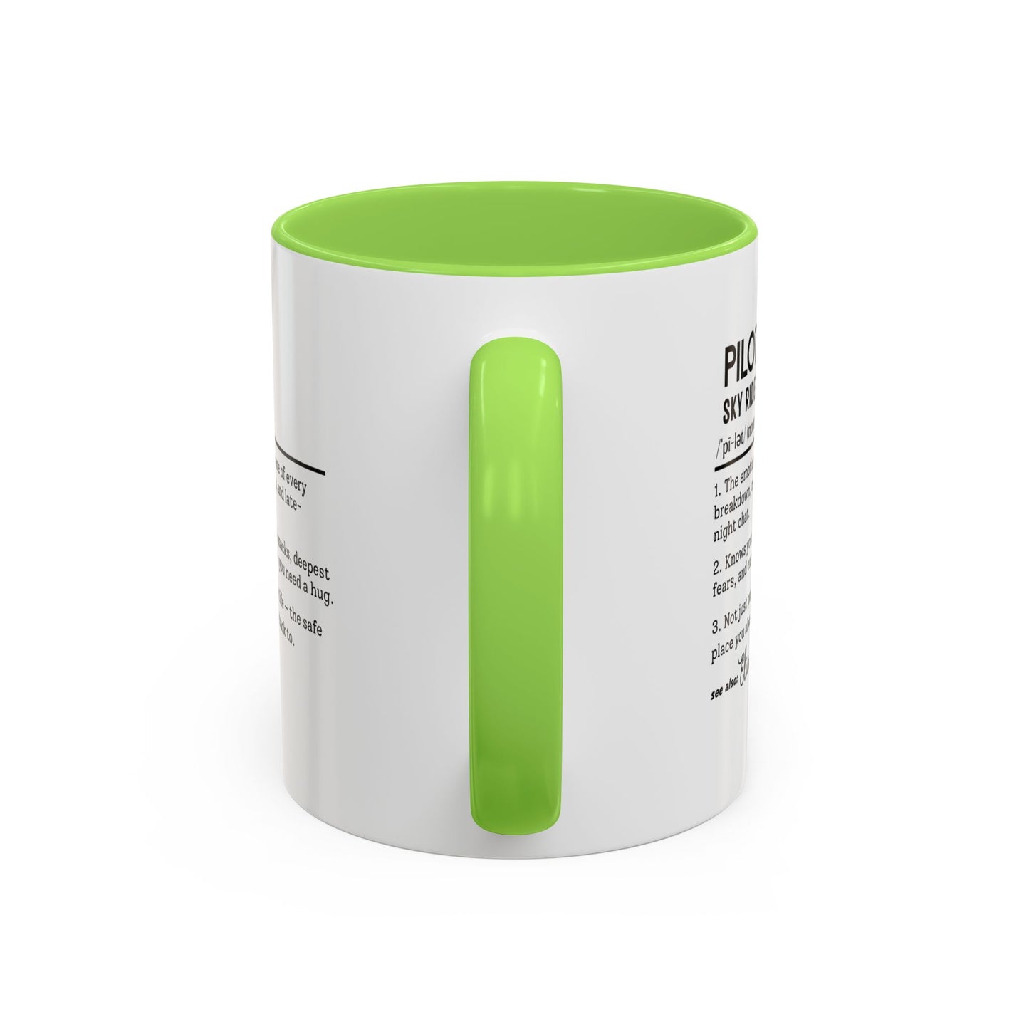 Aviation Pilot Dictionary Mug, Funny Sky Rider Gift, Personalized Coffee Cup, Colorful Mugs (11oz, 15oz), Aviation Gifts for Pilots,