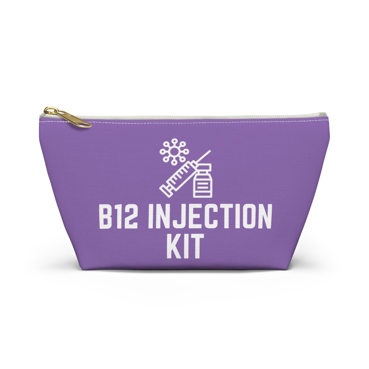 Personalized B12 Injection Kit Pouch for Vitamin B12 Storage Travel Organizer for Injection Supplies and Health Essentials