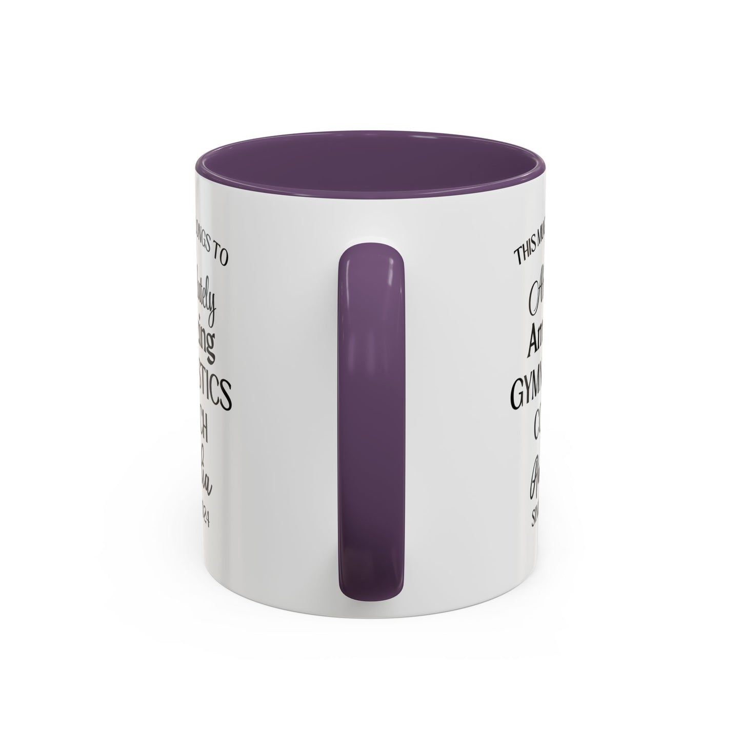 Custom Gymnastics Coach Mug, Funny Gym Coach Gift, Personalized Athlete Trainer Mug, Best Mentor Cup
