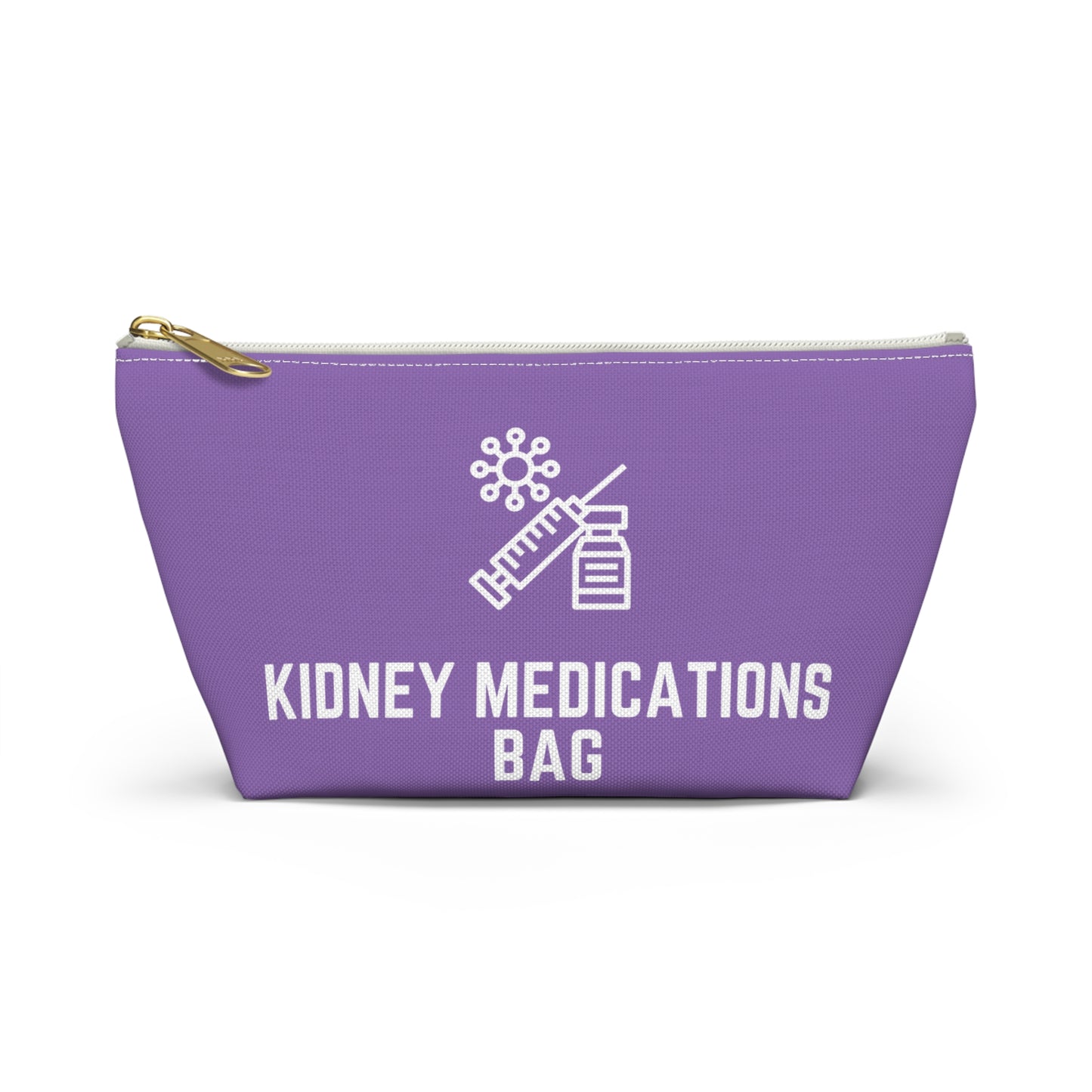 Personalized Kidney Medications Bag for Daily Pill Organizer Travel Case for Chronic Kidney Disease Supplies and Health Essentials
