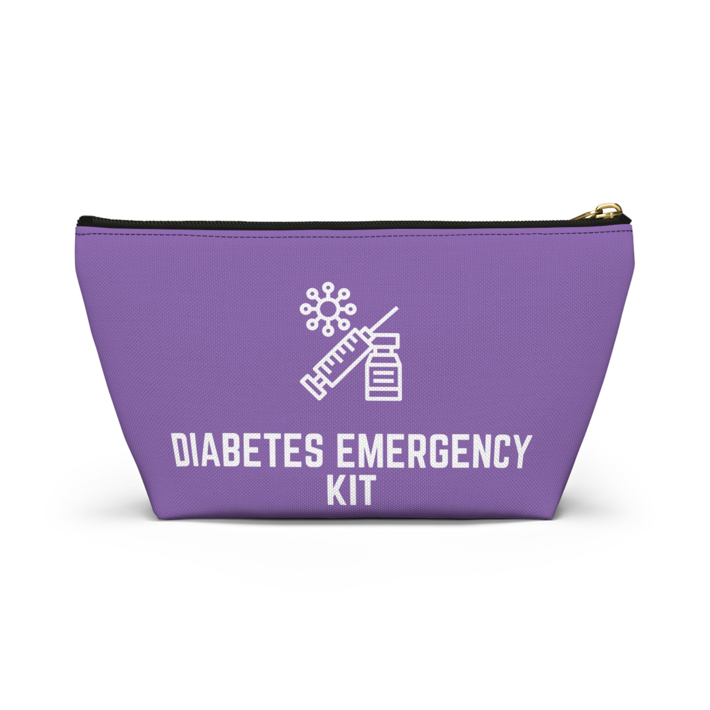 Personalized Diabetes Emergency Kit Pouch for Insulin Storage Travel Organizer for Diabetes Supplies and Medical Essentials