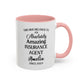 Custom Insurance Agent Mug, Funny Risk Manager Gift, Personalized Office Mug, Financial Advisor Coffee Cup