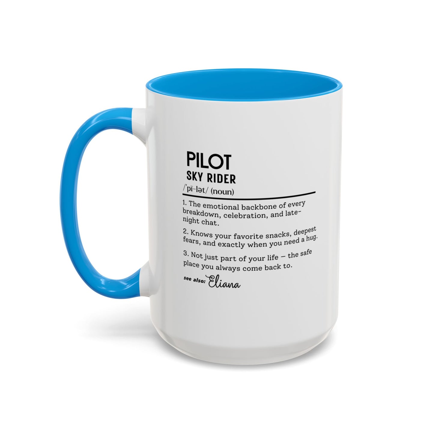 Aviation Pilot Dictionary Mug, Funny Sky Rider Gift, Personalized Coffee Cup, Colorful Mugs (11oz, 15oz), Aviation Gifts for Pilots,