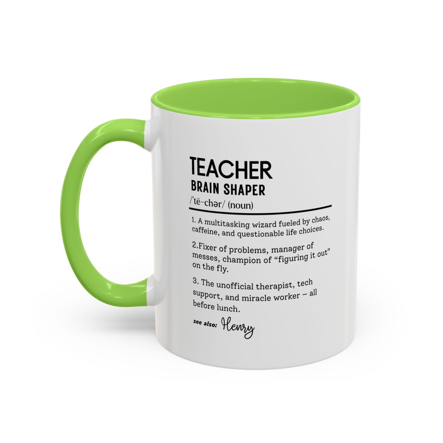 Custom Teacher Mug, Funny Teacher Gift, Personalized Teaching Mug, Classroom Definition Cup, Best Educator Ever, Colorful Mugs 11oz 15oz