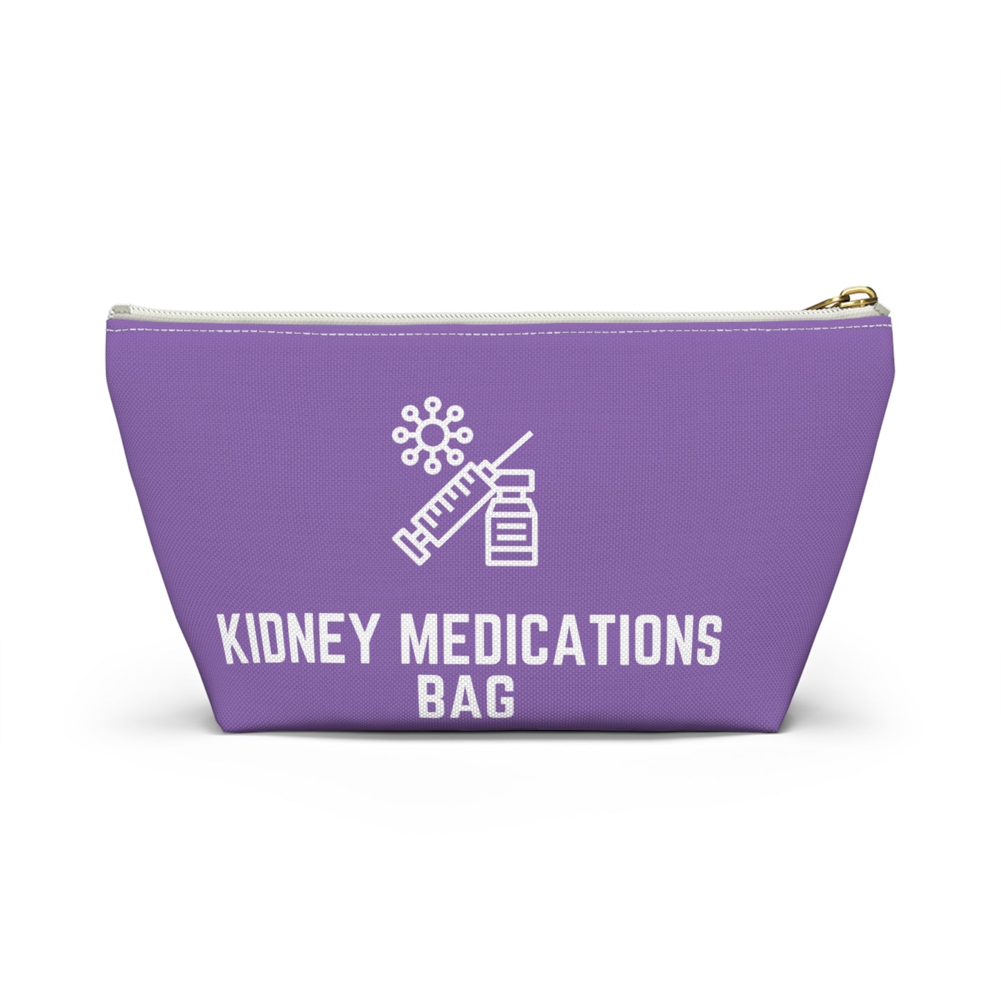 Personalized Kidney Medications Bag for Daily Pill Organizer Travel Case for Chronic Kidney Disease Supplies and Health Essentials