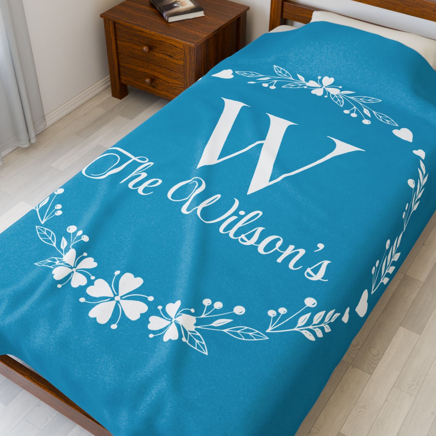 Custom Family Name Blanket, Last Name Blanket, Initials Blanket, Wedding Gift, Anniversary Gift, Housewarming Gift, Gift for Family