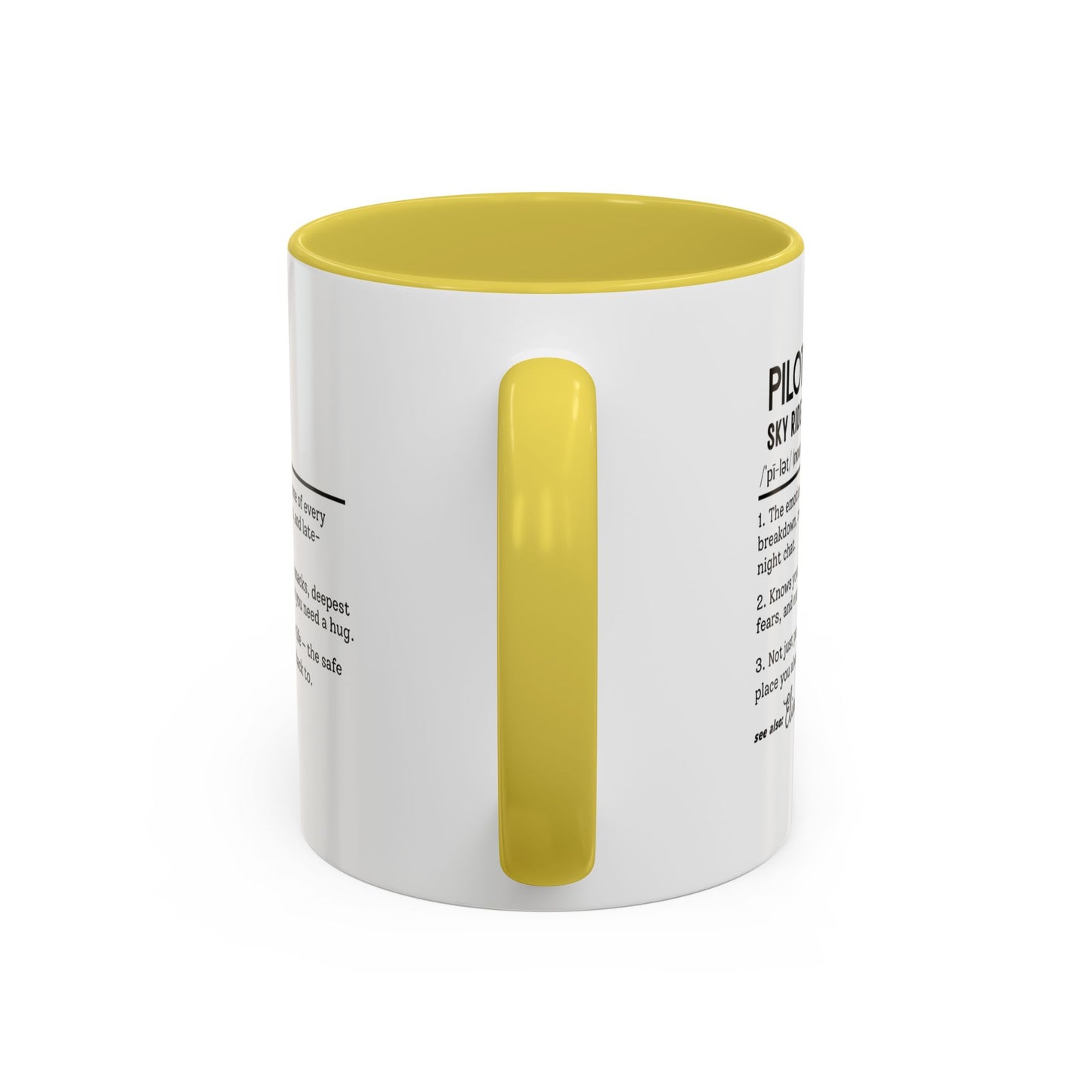 Aviation Pilot Dictionary Mug, Funny Sky Rider Gift, Personalized Coffee Cup, Colorful Mugs (11oz, 15oz), Aviation Gifts for Pilots,