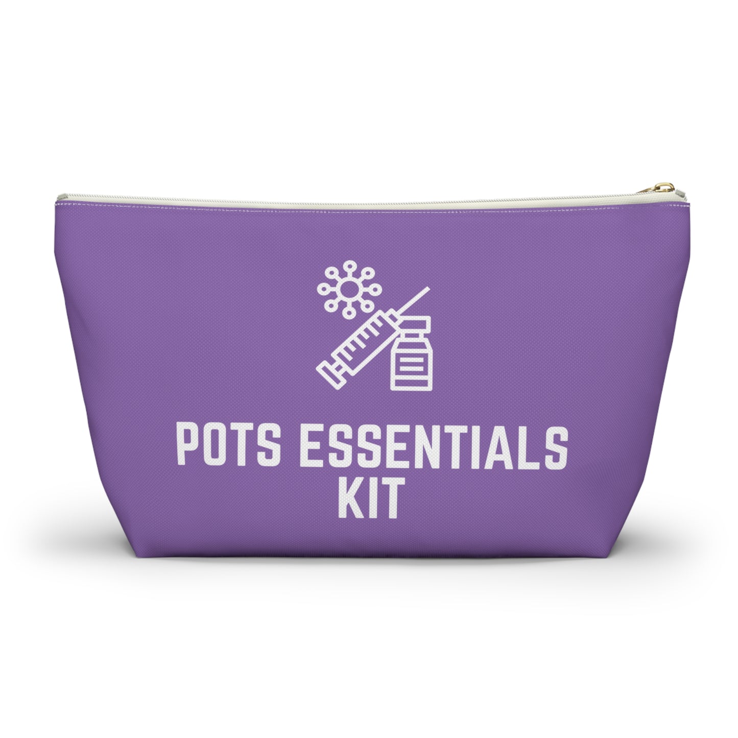 Personalized POTS Essentials Kit Pouch for Postural Orthostatic Tachycardia Supplies Travel Organizer for Daily Meds and Hydration