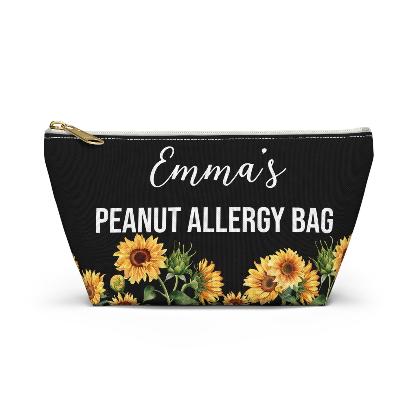 Peanut Allergy Bag Personalized Medical Alert Pouch for EpiPen and Meds Travel Emergency Kit for Severe Food Allergy Essentials