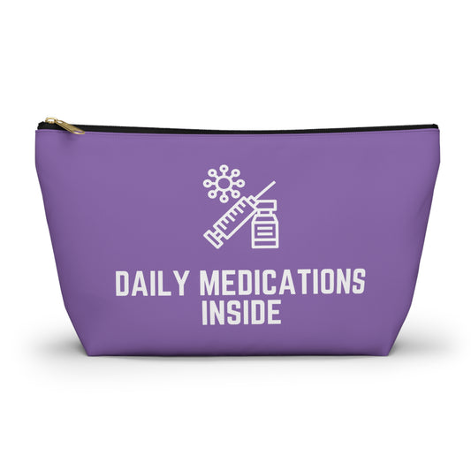 Personalized Daily Medications Inside Pouch for Organized Medication Storage Travel Organizer for Pills and Health Essentials