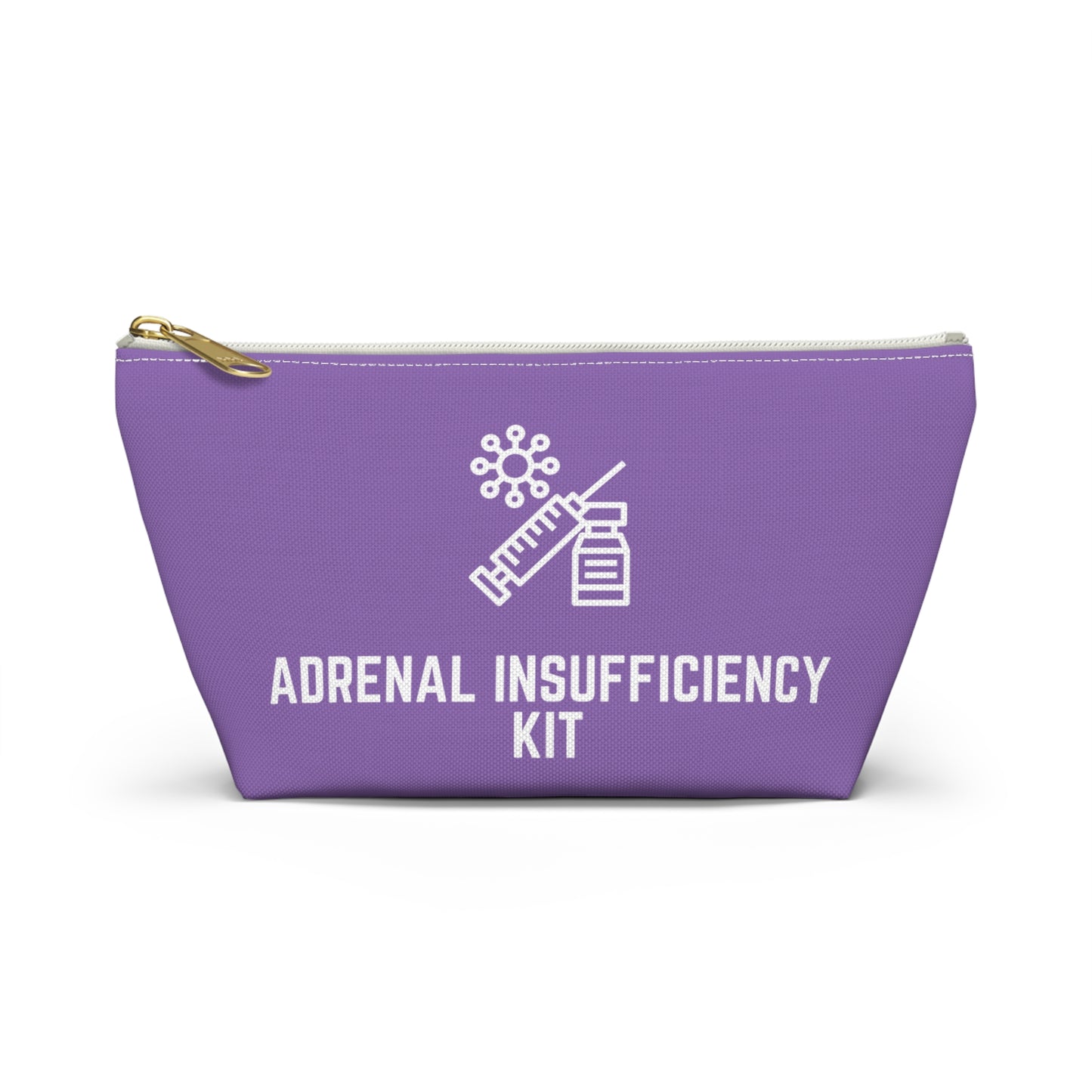 Personalized Adrenal Insufficiency Kit Pouch for Emergency Medication Storage Travel Organizer for Addisons Disease and Health Essentials