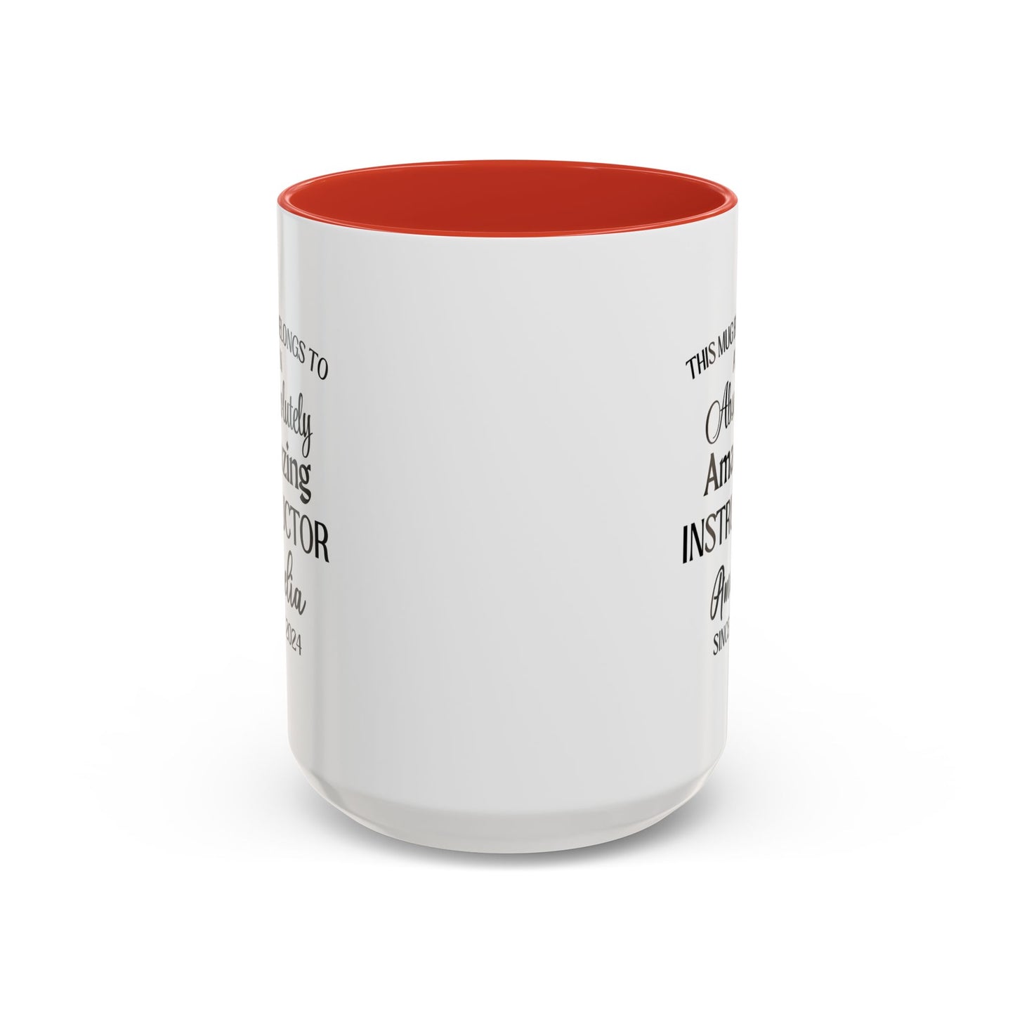 Custom Instructor Mug, Funny Teaching Gift, Personalized Educator Coffee Cup, Mentor Appreciation Mug