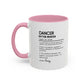 Custom Dancer Mug, Funny Dance Gift, Personalized Coffee Cup for Ballet Jazz Hip-Hop, Choreographer Definition Mug, Dance Teacher Gift