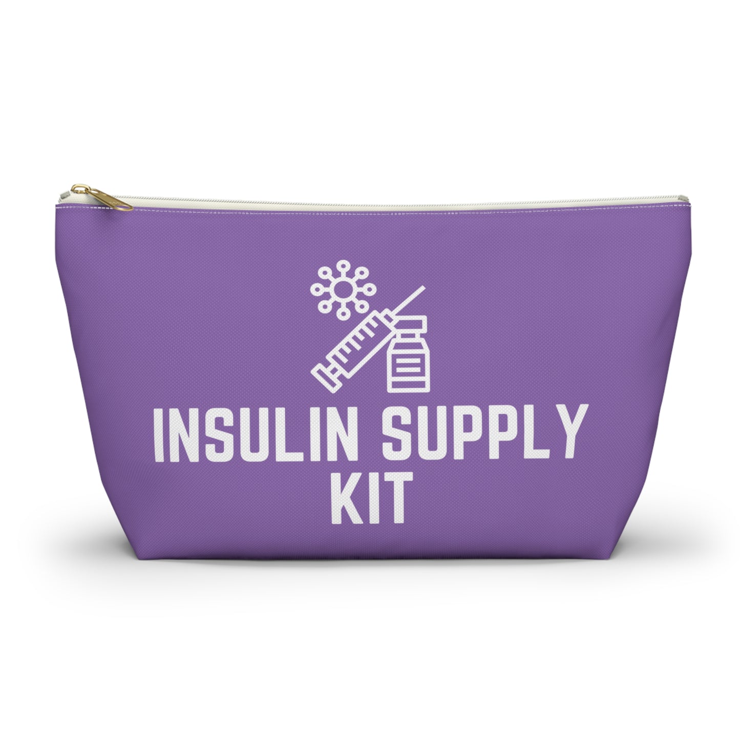 Personalized Insulin Supply Kit Pouch for Diabetes Medication Storage Travel Organizer for Insulin Pens Syringes and Supplies