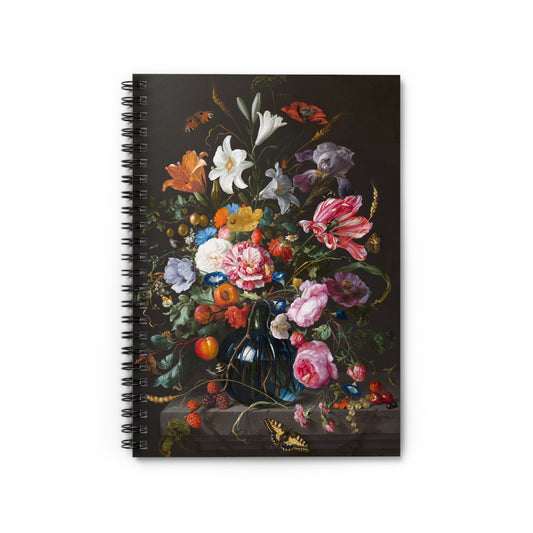 Personalized Flower Journal Book, Custom Floral Notebook with Name, Gift for Her, Cute Writing Journal, Garden Lover Gift, Memory Book