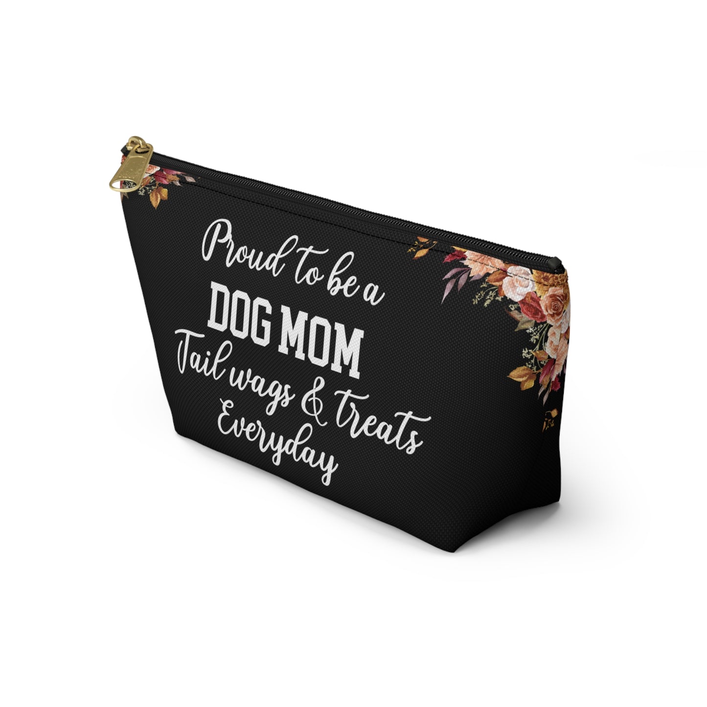 Dog Mom Essentials Pouch Gift For Dog Lovers Pet Treat Bag Organizer Cute Makeup Travel Case For Dog Mama Everyday Carry Dog Walker Gift