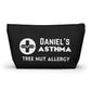 Personalized Asthma and Tree Nut Allergy Meds Pouch for Daniel Emergency Inhalers EpiPens Allergy Kit Travel Organizer