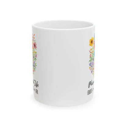Pharmacist Life Mug 11oz 15oz Custom Coffee Cup Gift for Pharmacy Professionals Personalized Ceramic Mug for Pharmacist Appreciation
