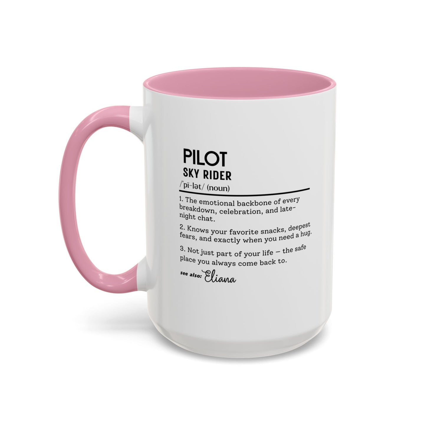 Aviation Pilot Dictionary Mug, Funny Sky Rider Gift, Personalized Coffee Cup, Colorful Mugs (11oz, 15oz), Aviation Gifts for Pilots,
