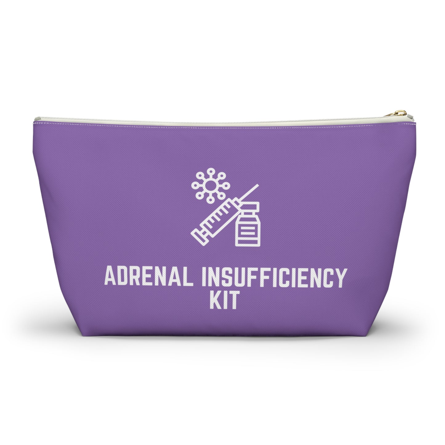 Personalized Adrenal Insufficiency Kit Pouch for Emergency Medication Storage Travel Organizer for Addisons Disease and Health Essentials