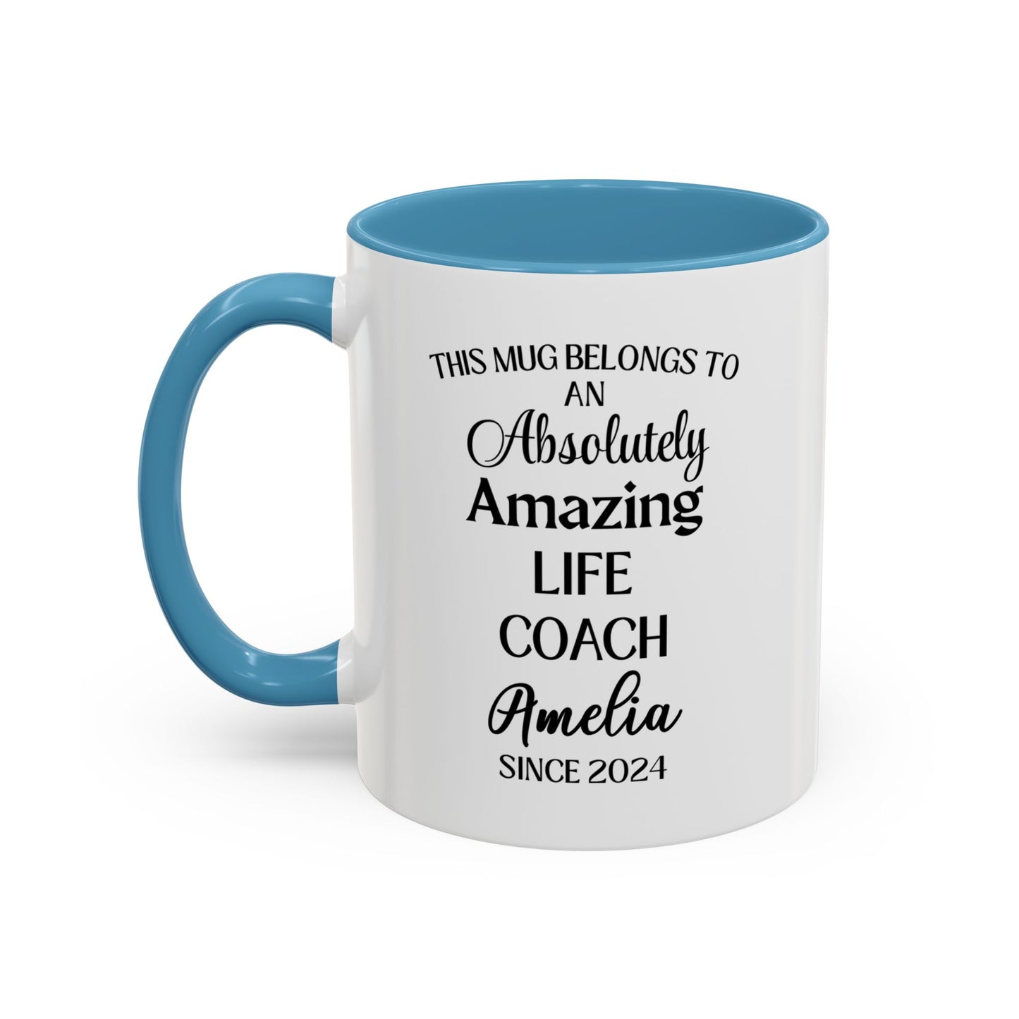 Custom Life Coach Mug, Funny Motivational Mentor Gift, Personalized Coach Mug, Empowerment Coffee Cup