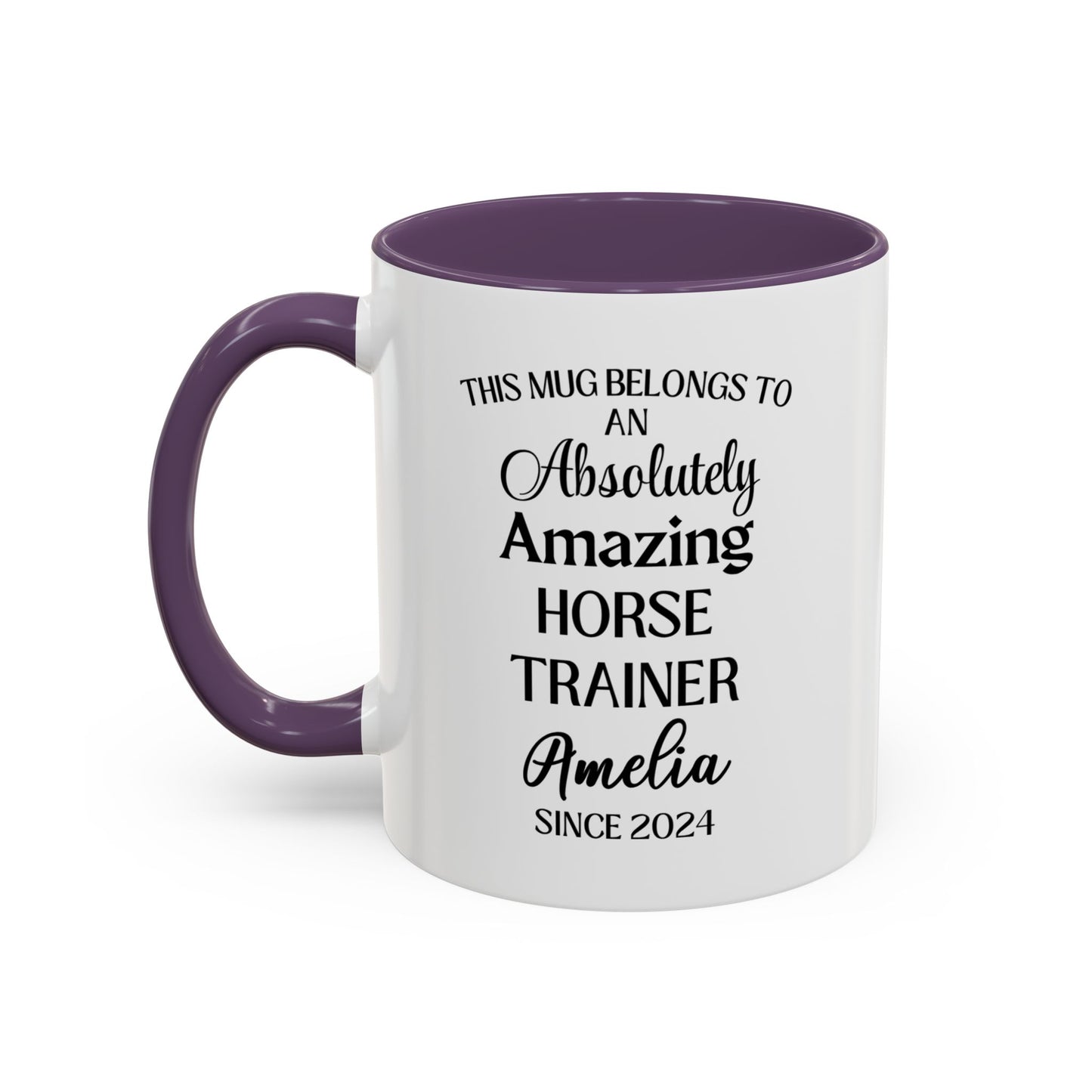 Custom Horse Trainer Mug, Funny Equestrian Mug, Personalized Horse Riding Coach Cup, Stable Mentor Gift