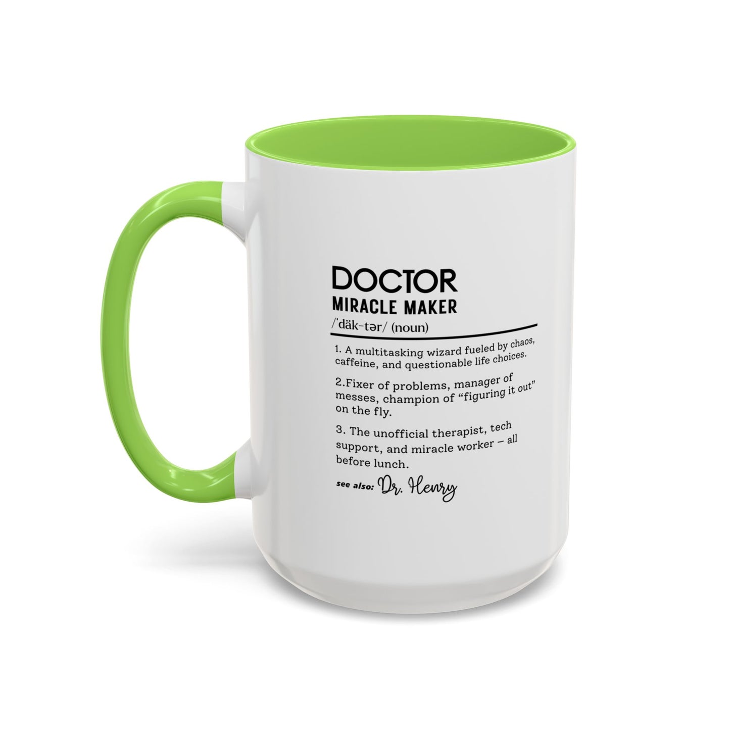 Custom Doctor Mug, Funny Doctor Gift, Medical Definition Mug, Personalized Coffee Cup, Healthcare Hero Gift, Surgeon Mug, Med Student Gift