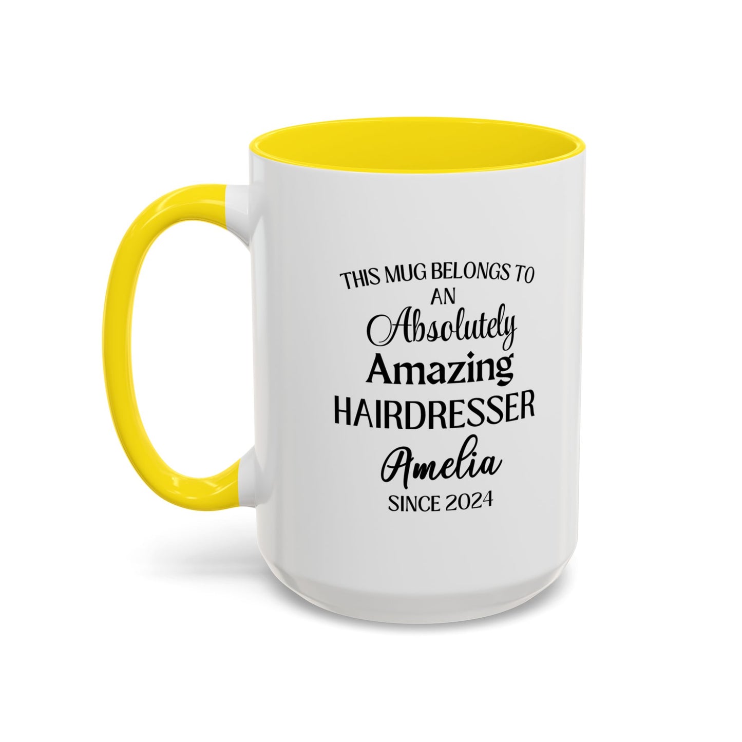 Custom Hairdresser Mug, Funny Salon Stylist Gift, Personalized Hair Artist Cup, Cosmetologist Coffee Mug