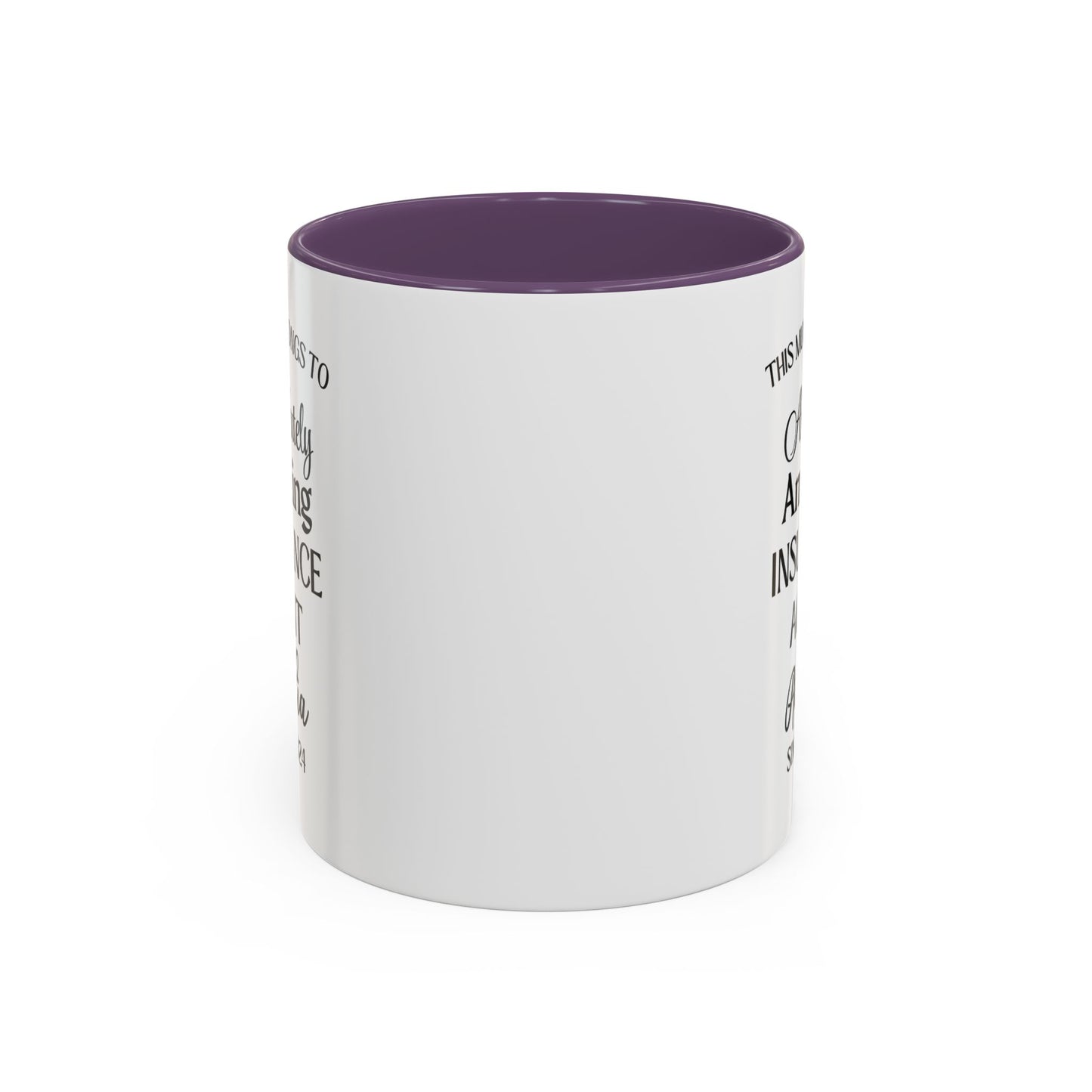 Custom Insurance Agent Mug, Funny Risk Manager Gift, Personalized Office Mug, Financial Advisor Coffee Cup