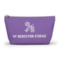 Personalized IVF Medication Storage Pouch for Fertility Treatment Supplies Travel Organizer for Injections and Daily Meds