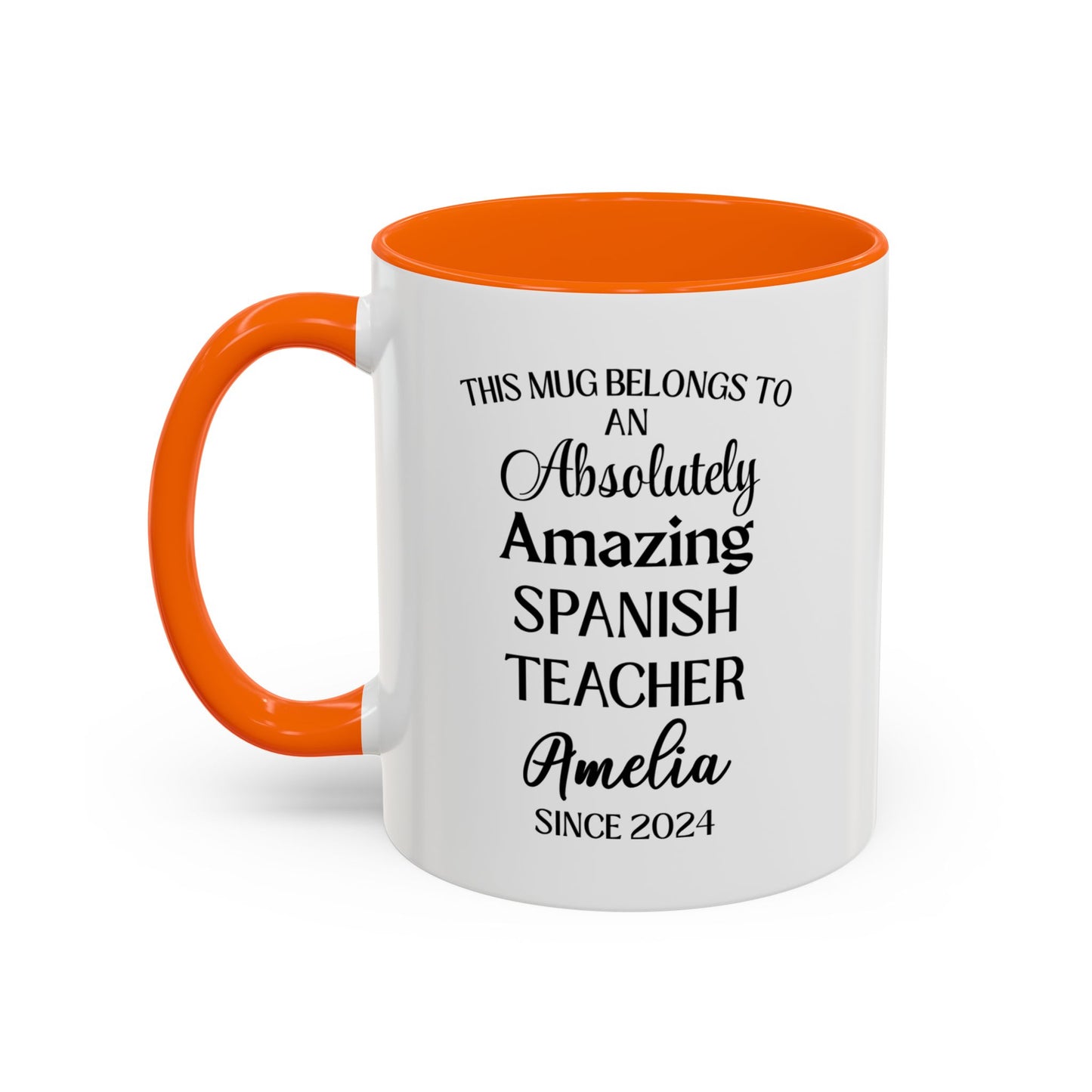Mug, Custom Spanish Teacher Gift, Gracias Teacher Cup, Funny Language Instructor, Personalized Coffee Mug